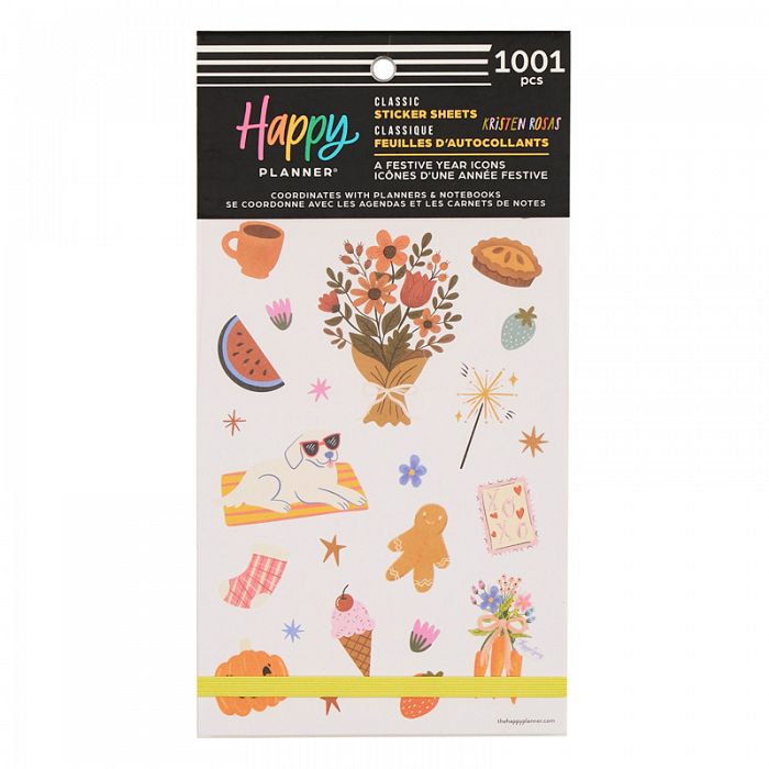 The Happy Planner A Festive Year Icons 30 Sheet Sticker Value Pack