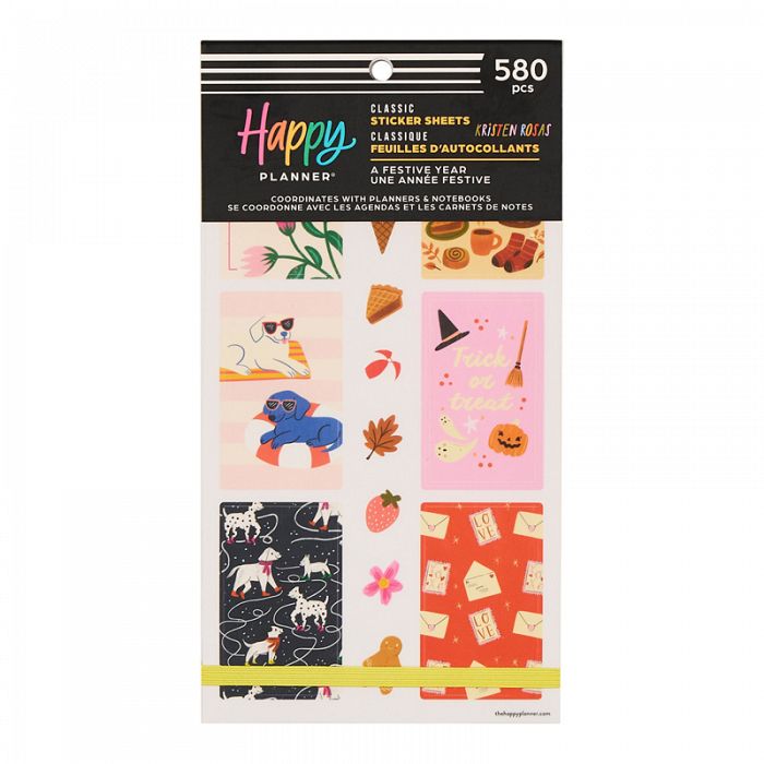 The Happy Planner A Festive Year 30 Sheet Sticker Value Pack