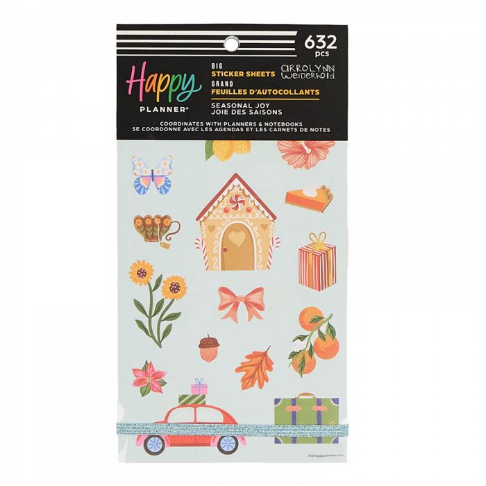 The Happy Planner Seasonal Joy Teacher Big Sticker Value Pack