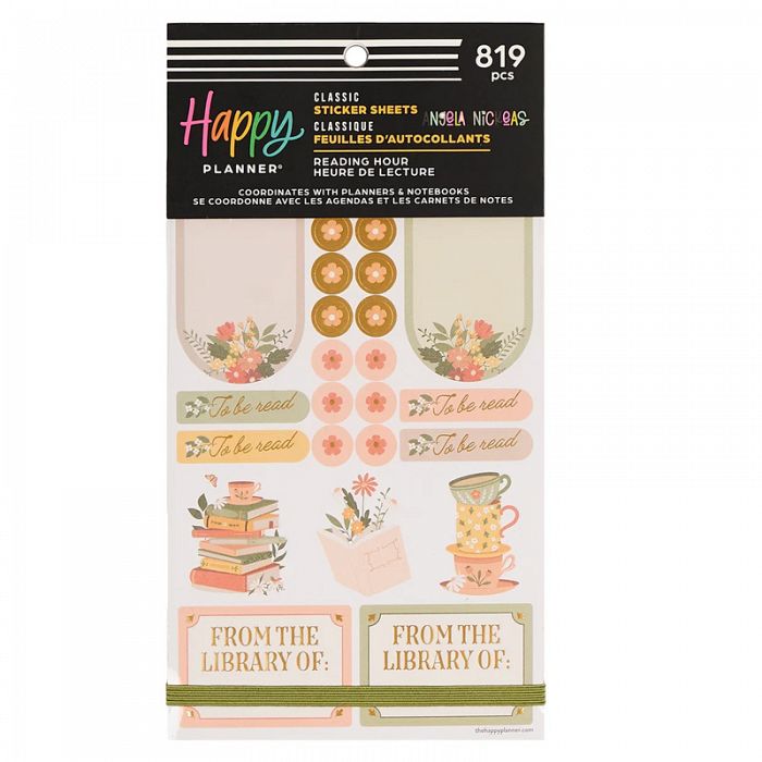 The Happy Planner Reading Hour Classic Sticker Value Pack