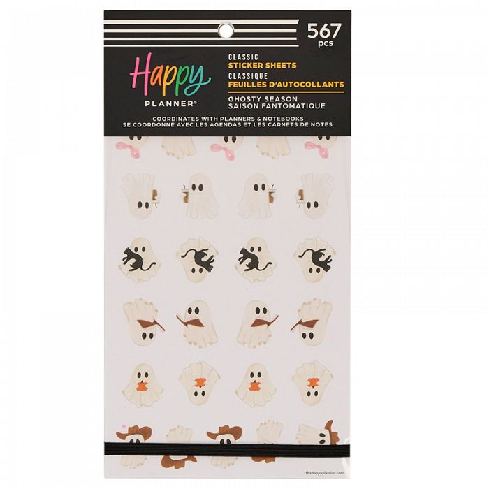 The Happy Planner THP Ghosty Season 30 Sheet Sticker Value Pack