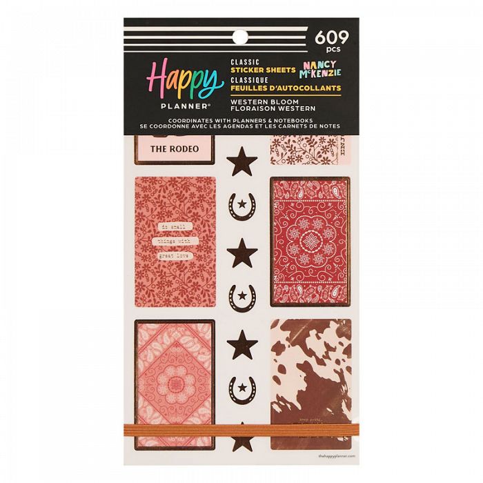 The Happy Planner Western Bloom Sticker Value Pack