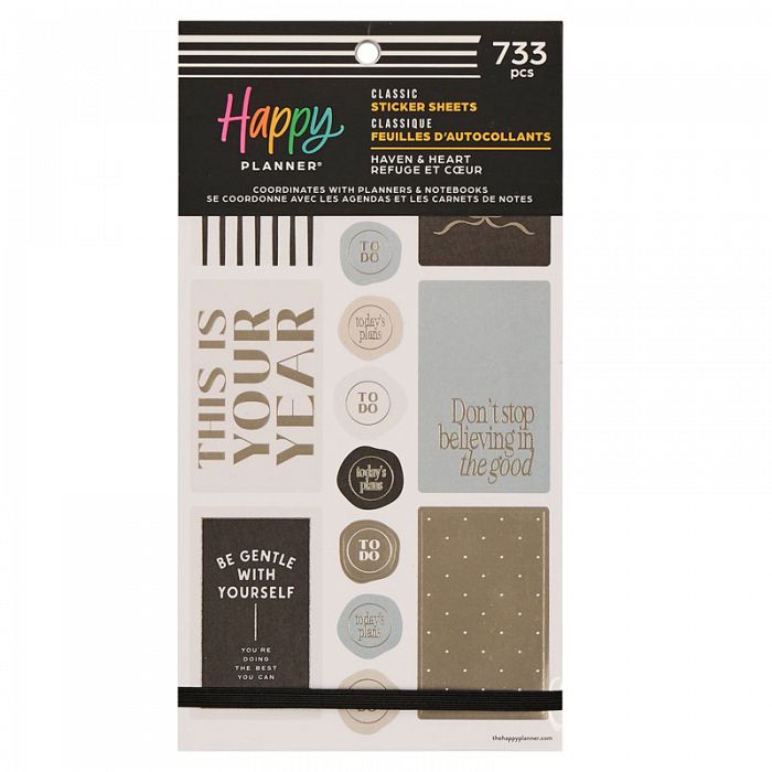 The Happy Planner THP Haven & Heart 30 Sheet Sticker Value Pack