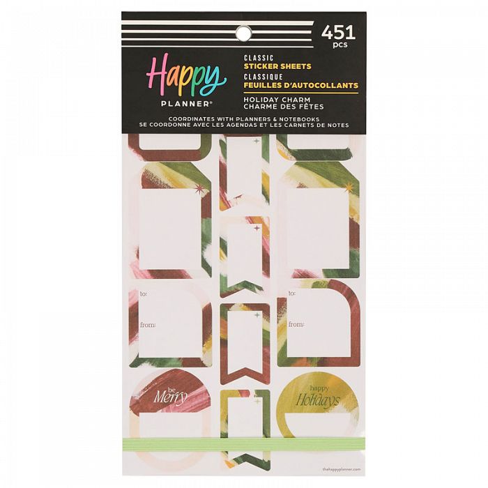 The Happy Planner THP Holiday Charm 30 Sheet Sticker Value Pack