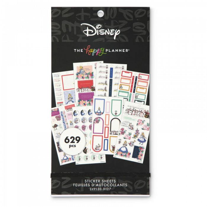 The Happy Planner Disney Alice in Wonderland 30Sheet Sticker Pad