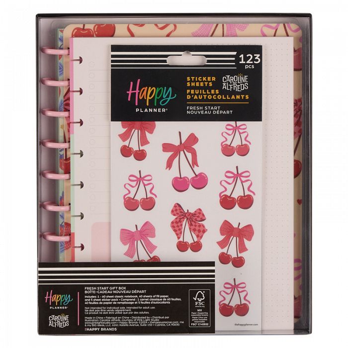 The Happy Planner Teacher Fresh Start Classic Notebook + Filler Paper + Sticker Bundle. Online Exclusive Limited Quantity