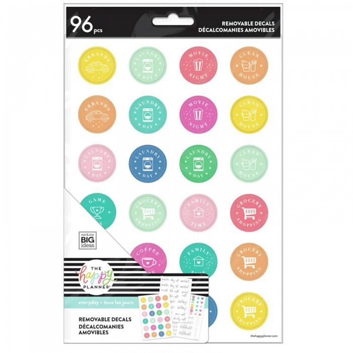 The Happy Planner Calendar Dry Erase Removable Decals
